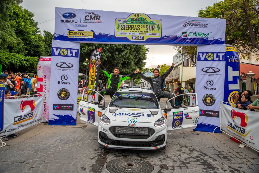 Char García hace historia al ganar el Rally Sierras del Sur Volt 2025