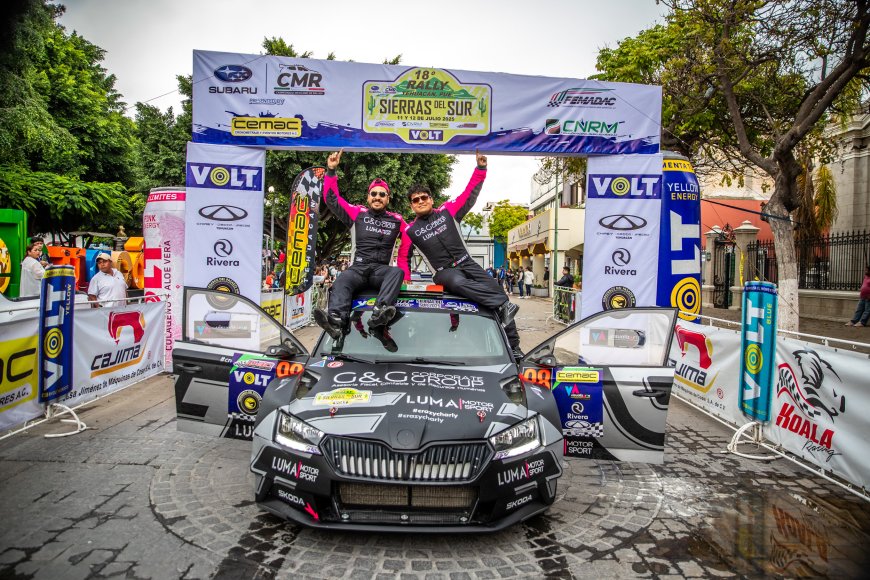 Char García hace historia al ganar el Rally Sierras del Sur Volt 2025