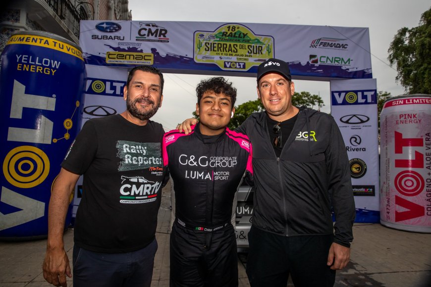 Char García hace historia al ganar el Rally Sierras del Sur Volt 2025