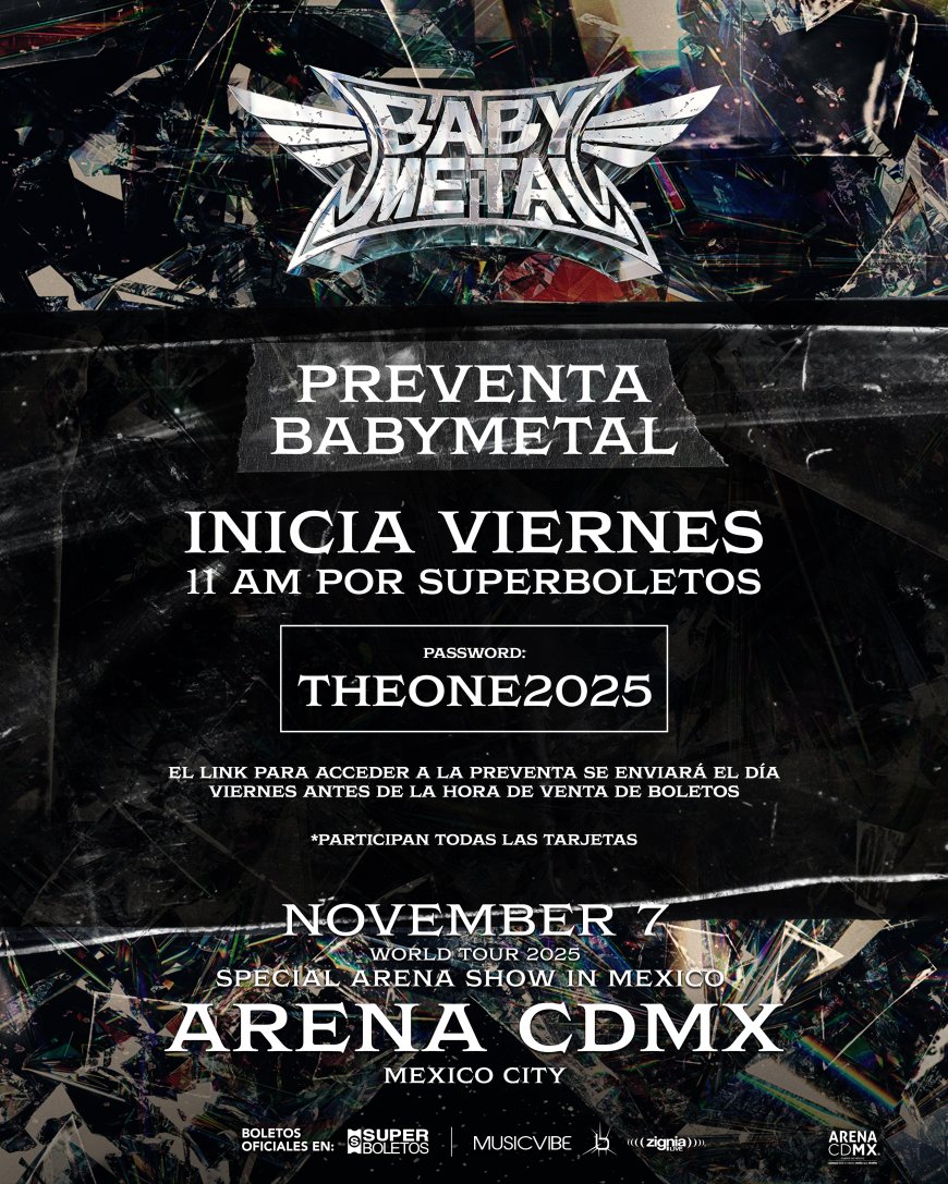 BABYMETAL REGRESA A MÉXICO