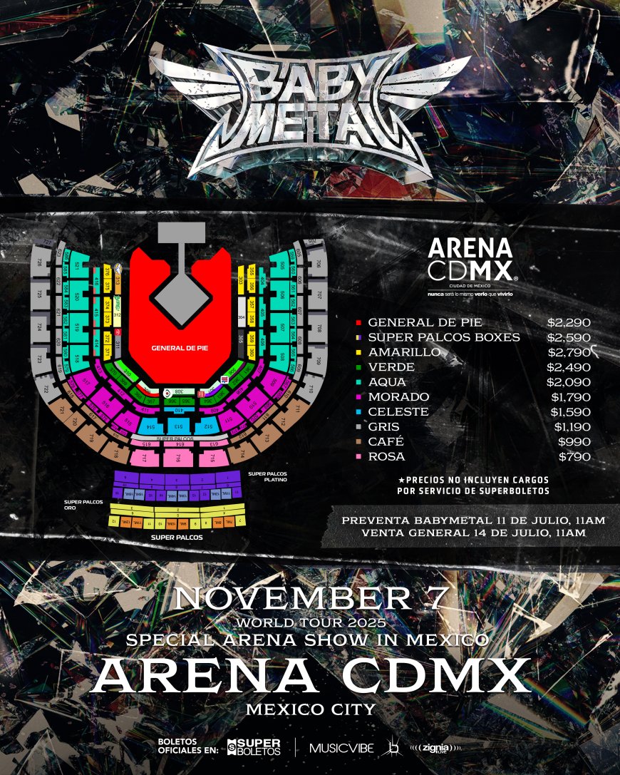 BABYMETAL REGRESA A MÉXICO