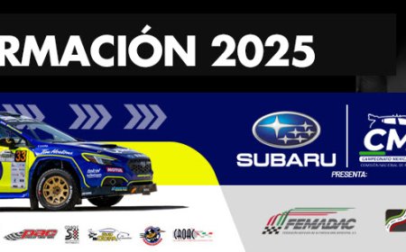 Tapalpa, Jalisco recibe la 4ª Fecha del Campeonato Mexicano de Rallies presentado por SUBARU