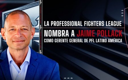 LA PROFESSIONAL FIGHTERS LEAGUE NOMBRA A JAIME POLLACK COMO GERENTE GENERAL DE PFL LATINOAMÉRICA