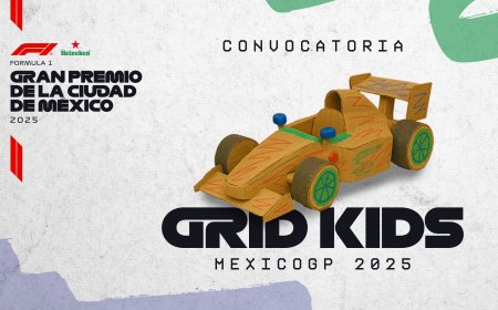 ¡Conviértete en un Grid Kid! Construye tu auto o  casco de F1 y vive el México GP 2025 desde la pista