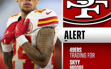 Los 49ers firman a Skyy Moore, campeón en los Super Bowls LVII y LVIII con los Chiefs