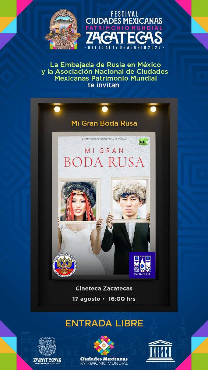 🎬 ¡La película de RT DOC “Mi gran boda rusa” llega a Zacatecas, México!