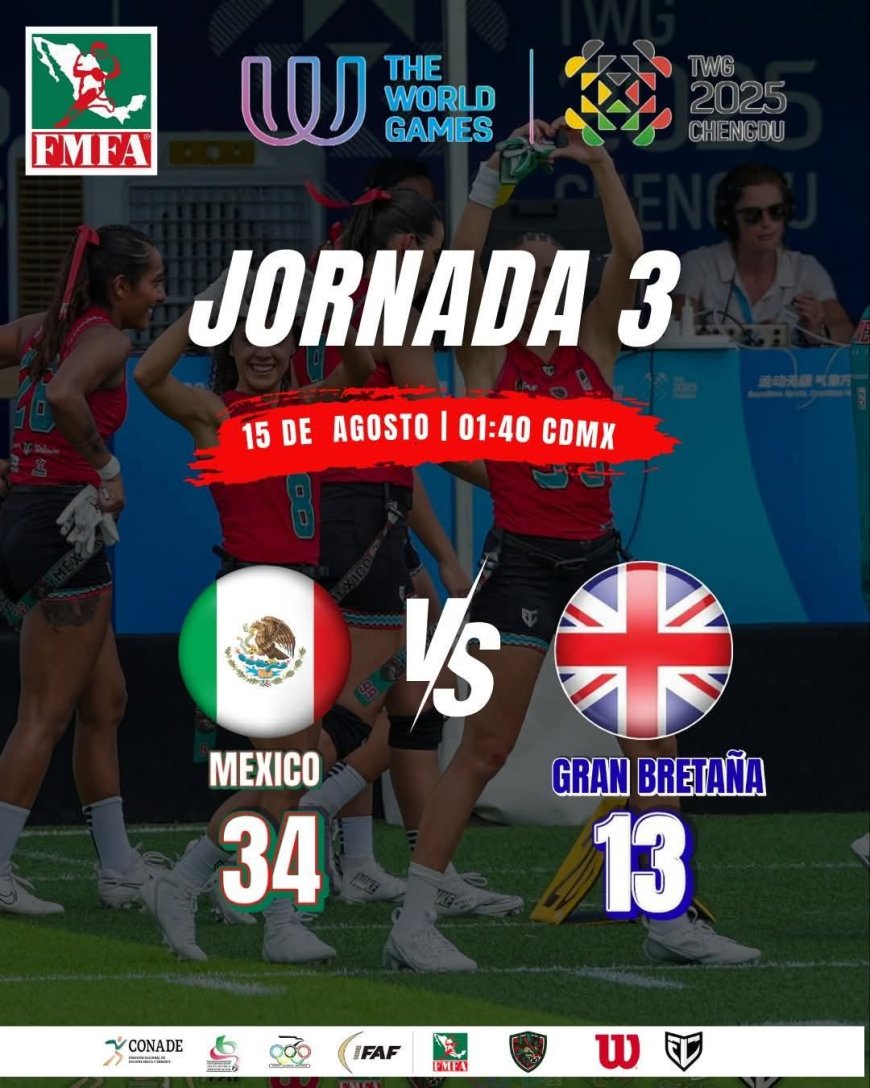 MÉXICO DERROTA AL REINO UNIDO, Y AVANZA A CUARTOS DE FINAL