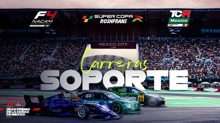 El rugido de los TCR México se une a la F1ESTA 2025
