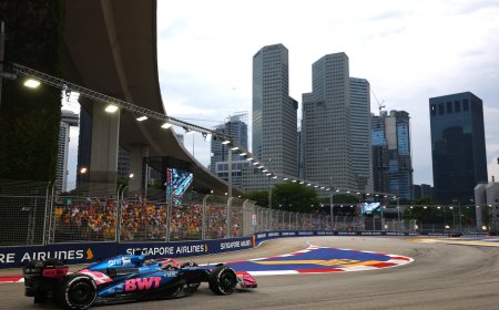 BWT ALPINE Gran Premio de Singapur de Fórmula 1 2025, viernes
