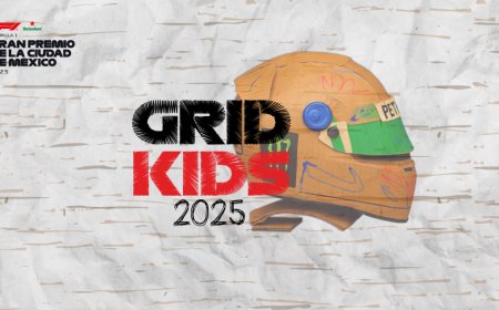 20 niños vivirán el sueño de ser parte  de los Grid Kids del México GP 2025